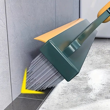 2 In 1 Floor Cleaning Brush With Soft Scraper + Toilet & Gap Cleaning Brush (FREE)