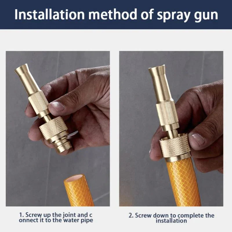 Adjustable High-Pressure Water Nozzle