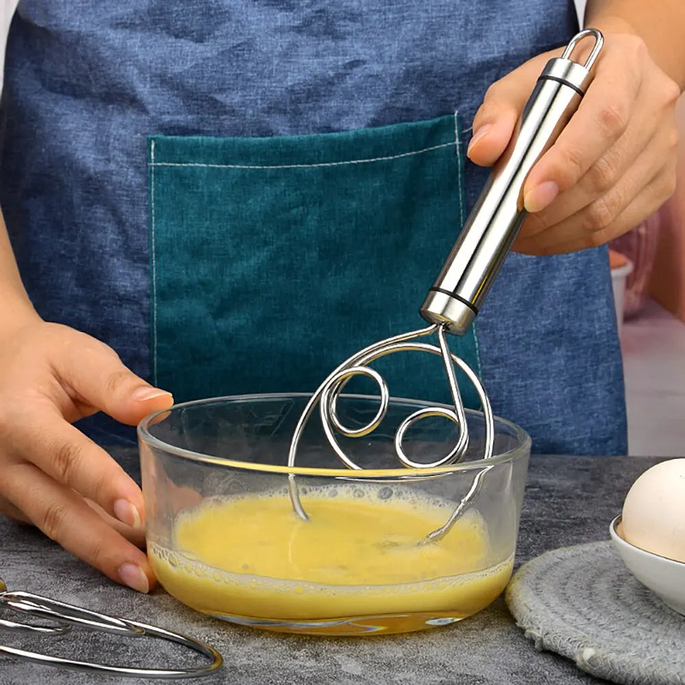 Stainless Steel Manual Flour, Dough, Noodle, and Egg Mixer