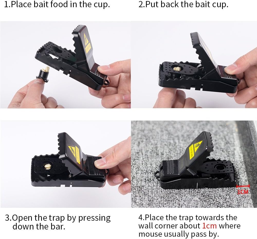 Heavy Duty Plastic Mouse Trap - Trend Oye