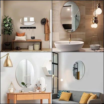 Unbreakable Mirror with Self Adhesive - Trend Oye