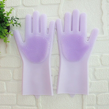 SiliClean™ - Magic Silicone Dishwashing Gloves - Trend Oye