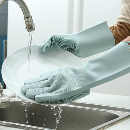 SiliClean™ - Magic Silicone Dishwashing Gloves - Trend Oye