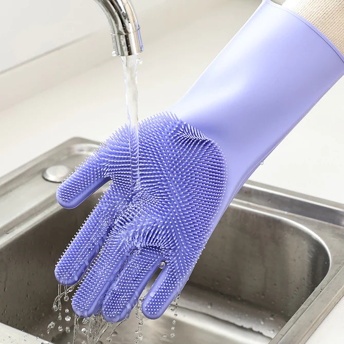 SiliClean™ - Magic Silicone Dishwashing Gloves - Trend Oye