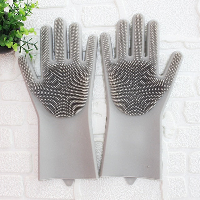 SiliClean™ - Magic Silicone Dishwashing Gloves - Trend Oye