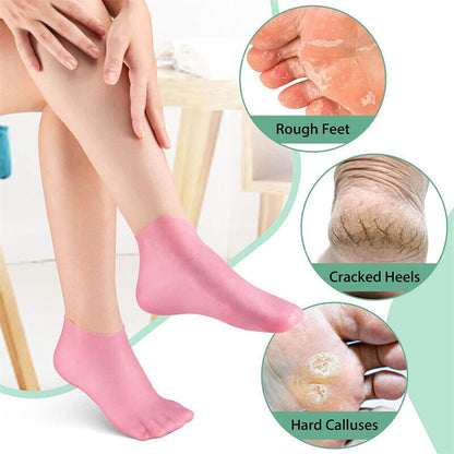 Silicon Moisturizing Gel Socks